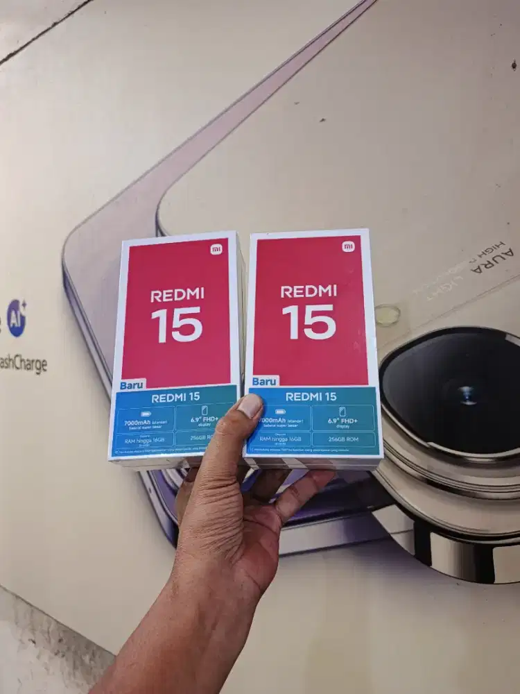 Berminat silahkan WA Xiaomi Redmi 15 NFC 8+8/128 Garansi resmi 15bln