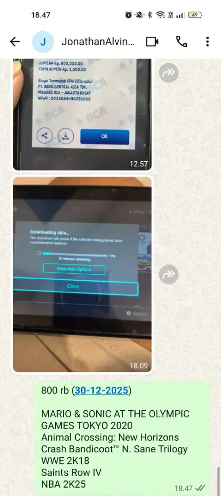 Promo Games OFW Nintendo Switch OLED V2 V1 LITE NS2