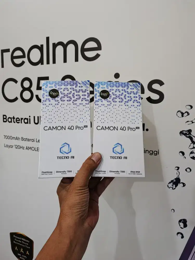 Berminat silahkan WA Tecno Camon 40 Pro 5G 8+8/256 Garansi resmi 13bln