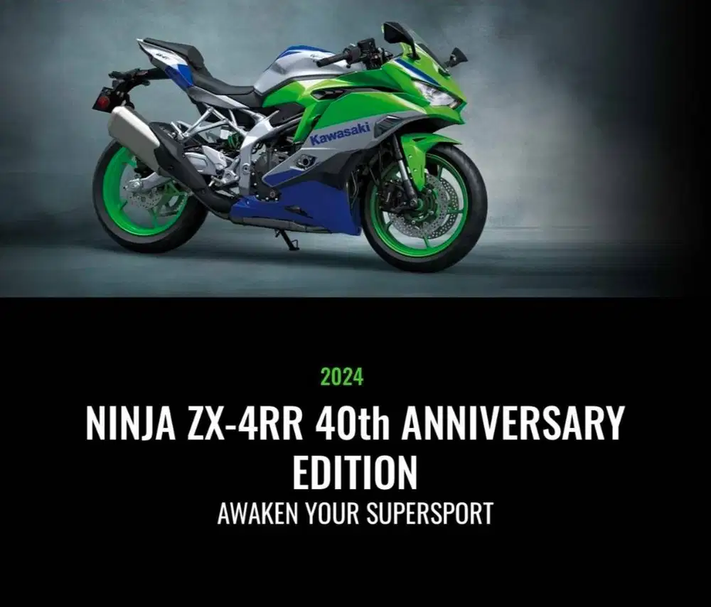 KAWAZAKI NINJA ZX 4RR ANNIVERSARY EDITION