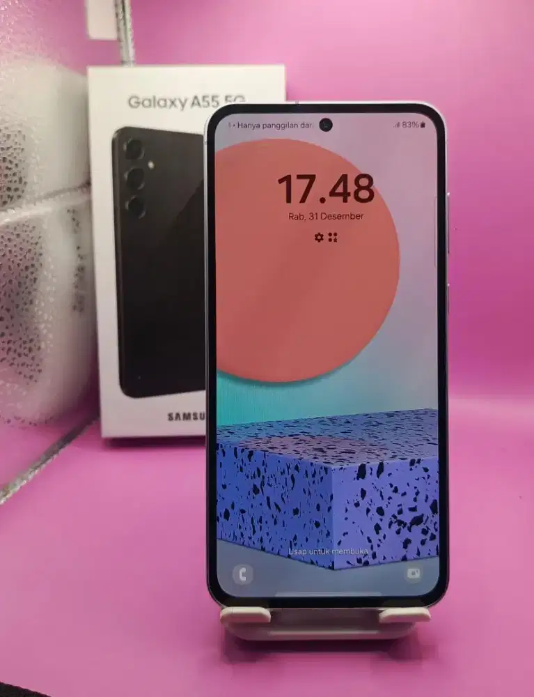 SAMSUNG A55 5G RAM 8/256GB ORIGINAL SEIN MULUS NOMINUS FULLSHET 

TAMP