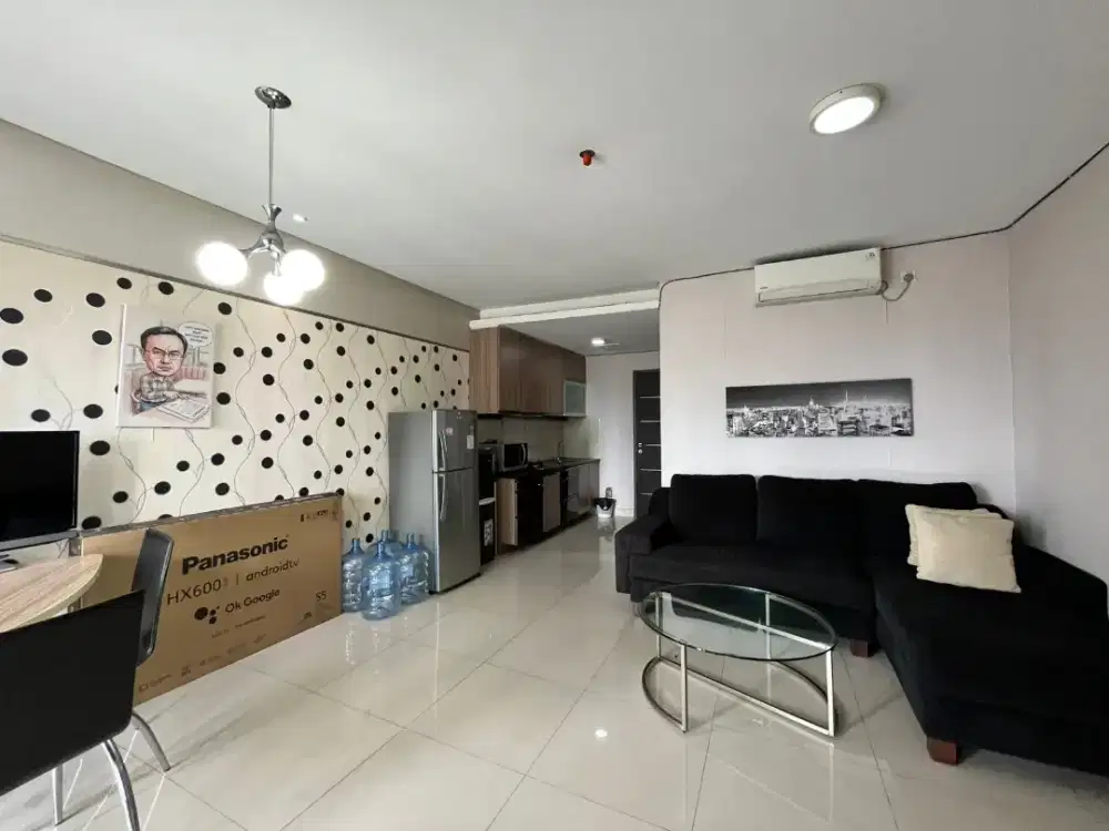 DISEWAKAN APARTMENT 1BR TAMANSARI SEMANGGI 8 JT/ BLN MIN 6 BLN