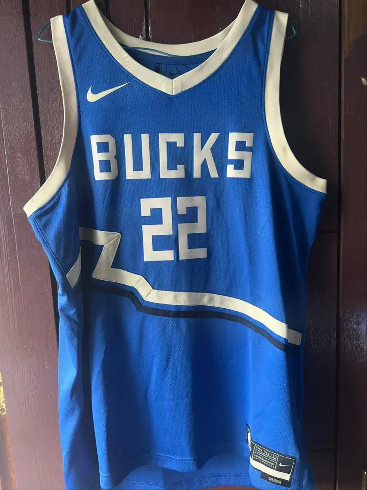 Jersey Basket Nike Swingman Milwaukee Bucks Khris Middleton size L