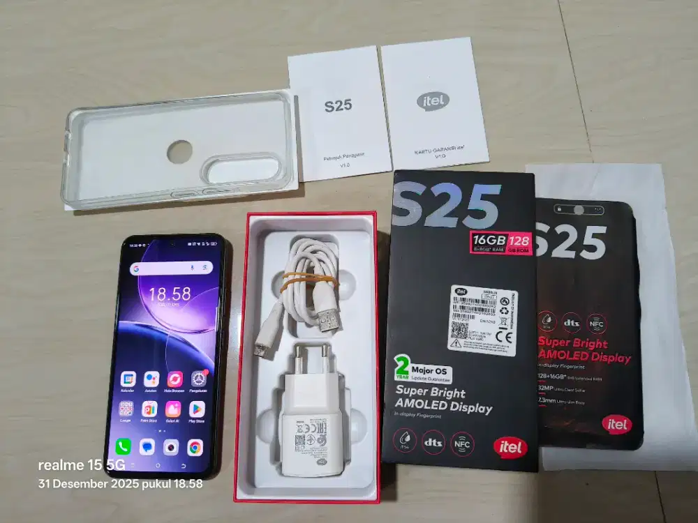 itel s25 ram ,8/128 fullset original