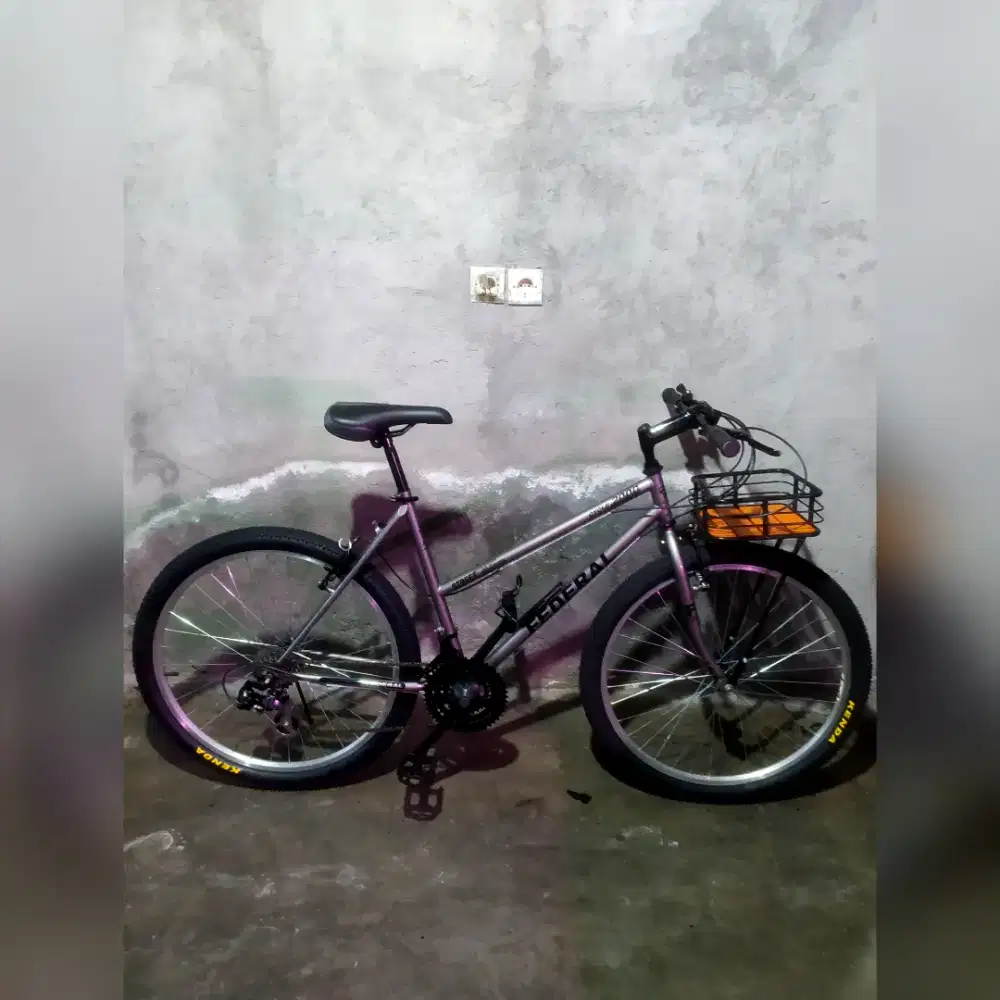 Sepeda commuter bike 26 full mulus mengkilap