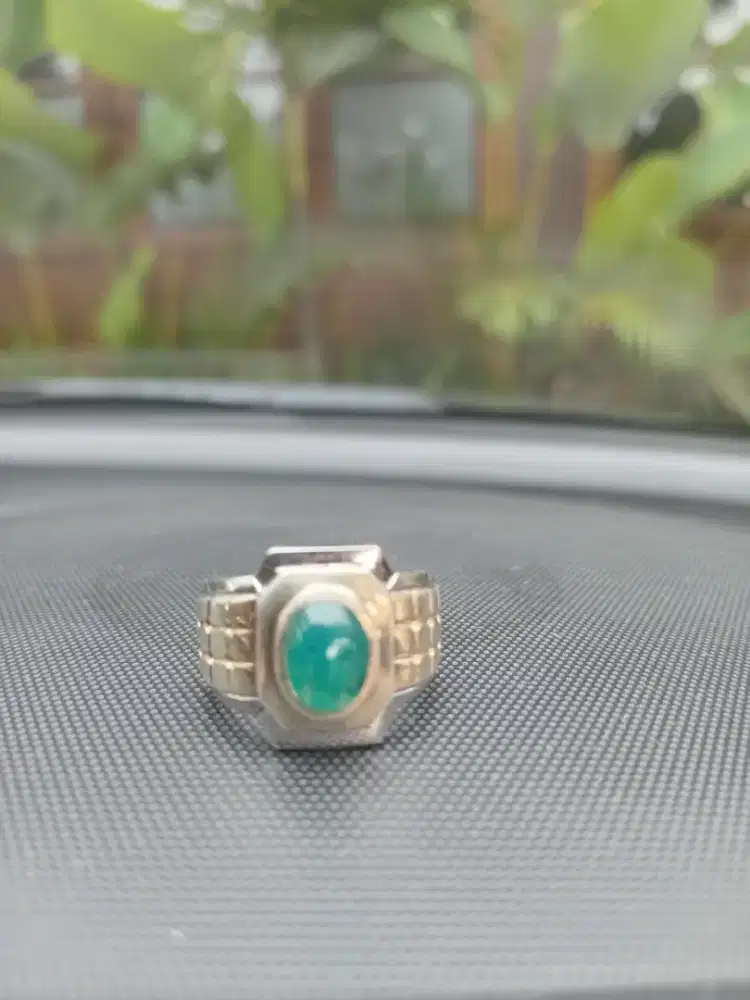 Bacan gulau ring perak handmade