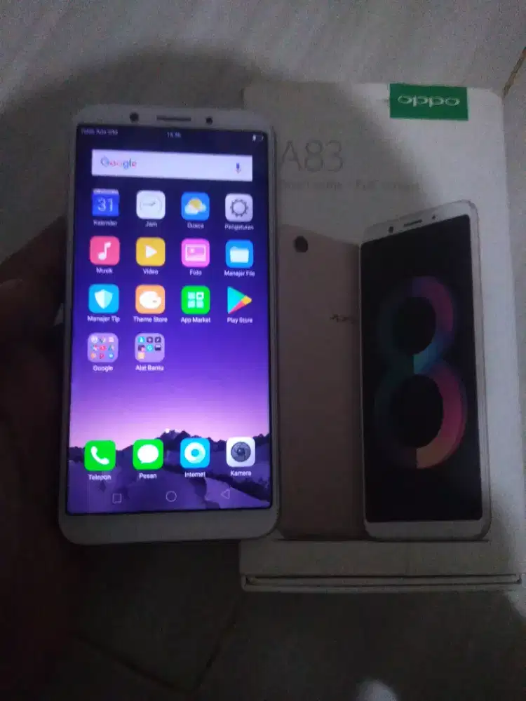 OppoA83 Ram 3/32 minus pemakaian hp dus aja siap pakai