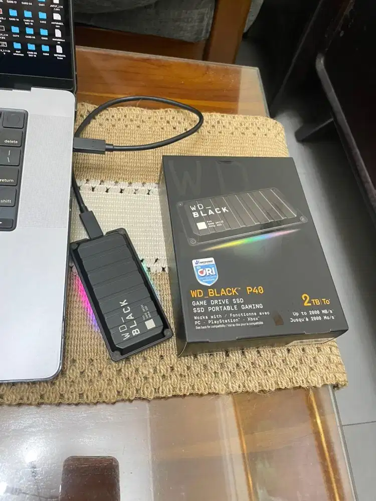 Jual WD BLACK P40 2TB 2000mb/s