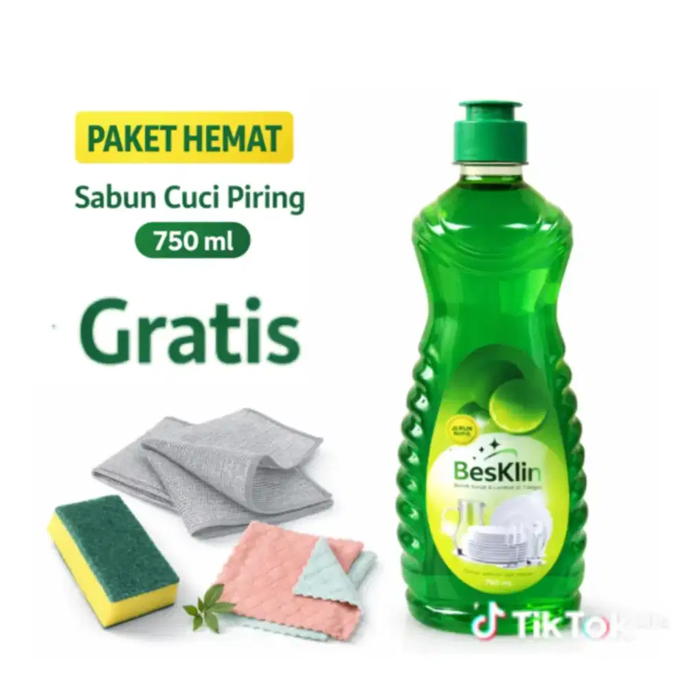 Sabun cuci piring 750ml dan 450ml, extra busa formula kental