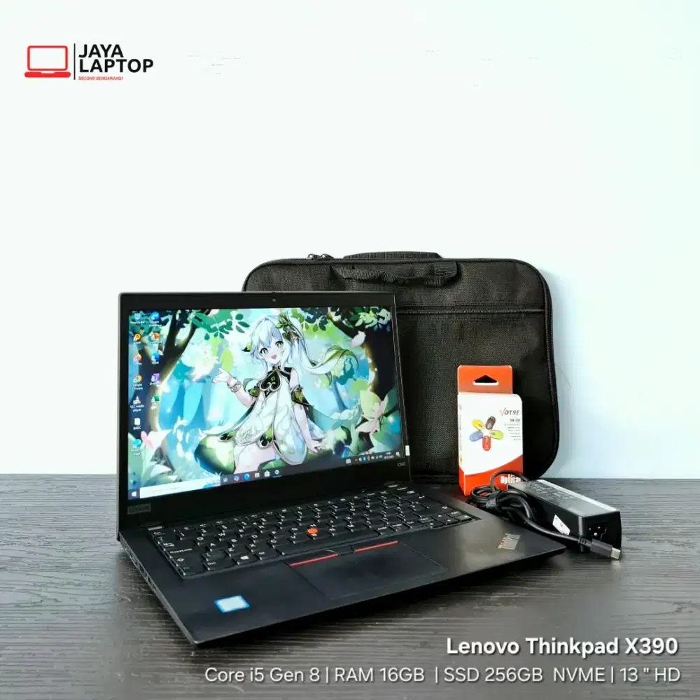 Lenovo Thinkpad X390 Core i5 RAM 16GB SSD 256GB Laptop Second Bekas