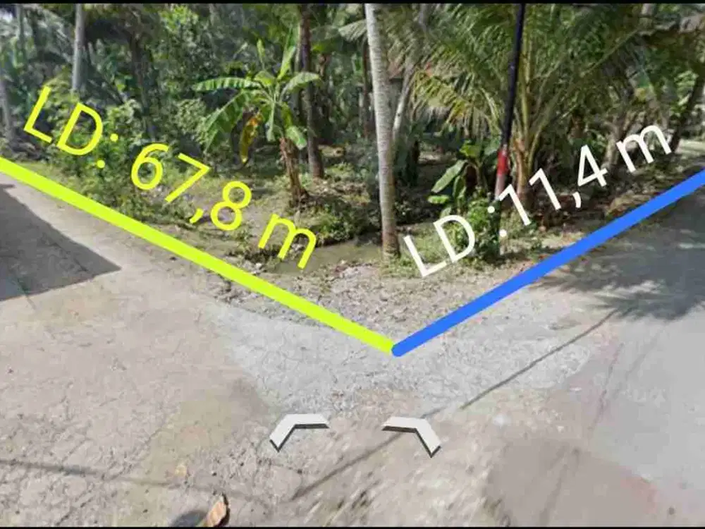 Jual Cepat Tanah Murah Utara Alun Alun Wates.