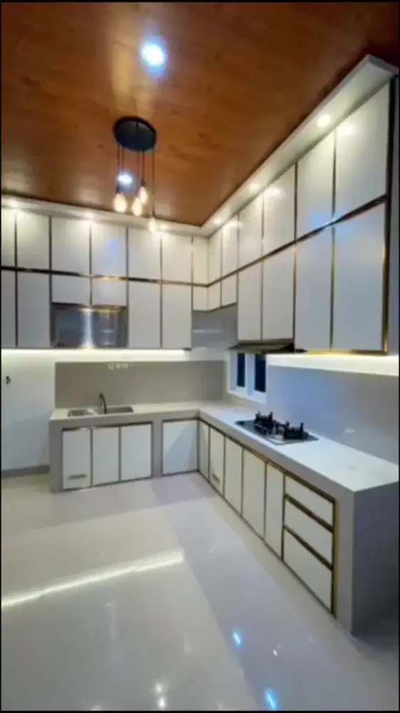 Kitchenset aluminium frameless