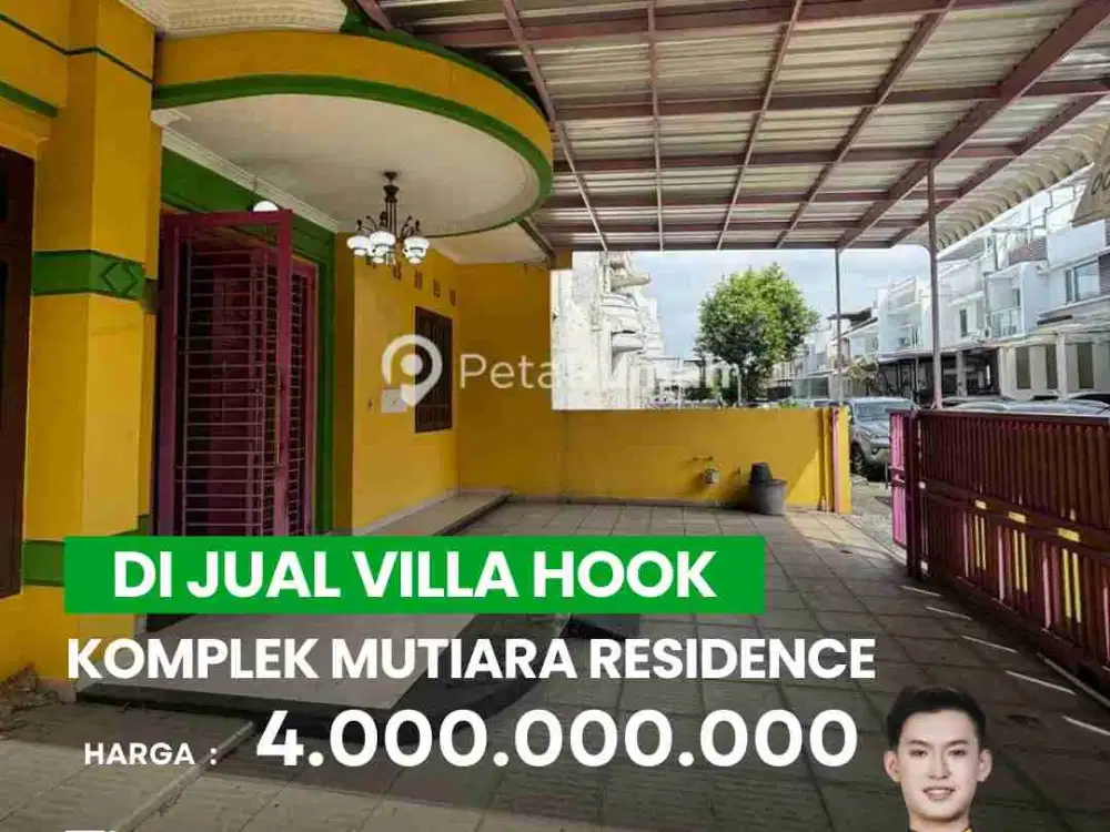 DIJUAL VILLA HOOK DI MUTIARA RESIDENCE
