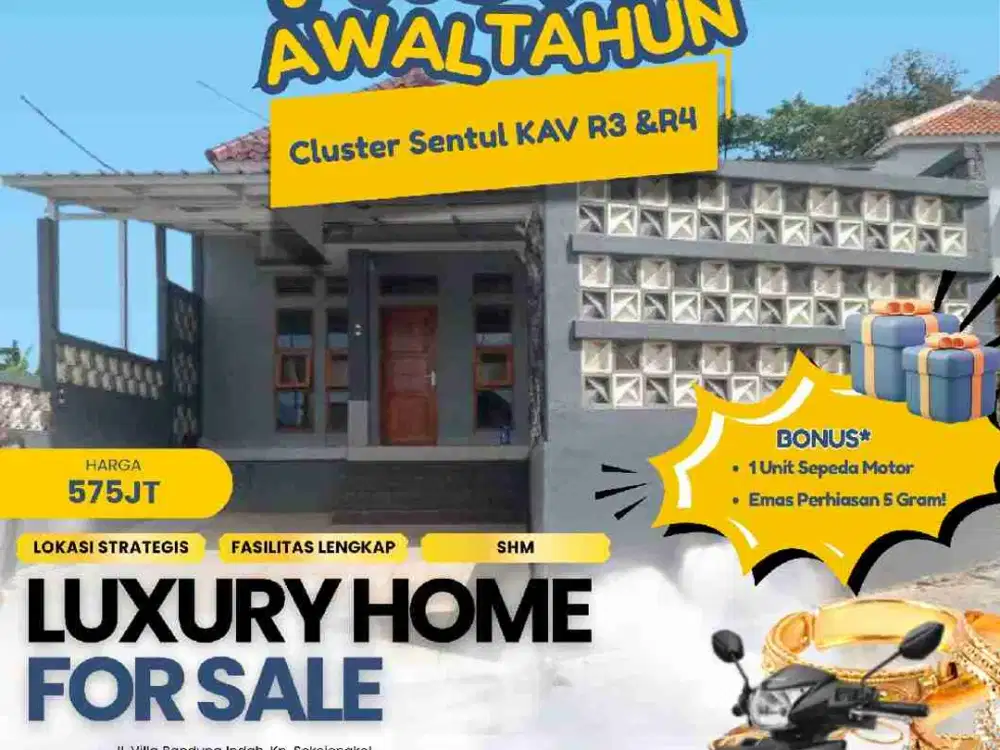 Promo Awal Tahun Rumah Siap Huni Dekat Tol Cileunyi