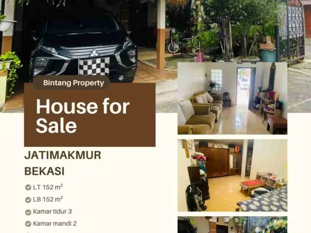 Rumah di jual di Jati Makmur, Bekasi