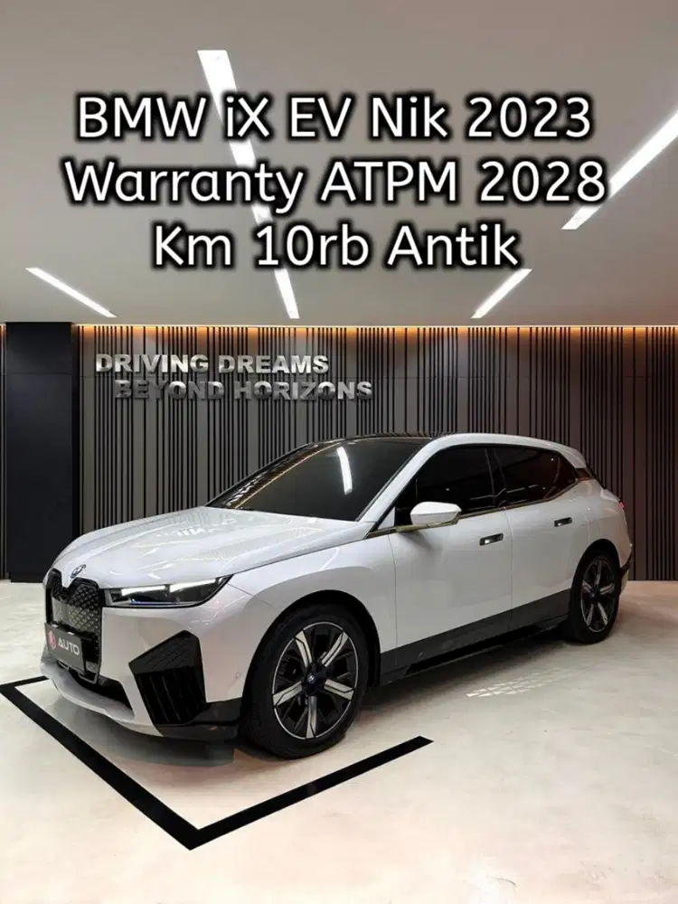BMW iX EV xDrive40 2024 Putih Full Electric Nik 2023 Km10rb B39ABY