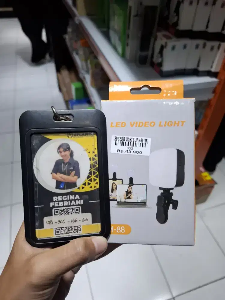 LED SELFIE LIGHT CLIP M-88 | ATLANTIS DAHSYAT