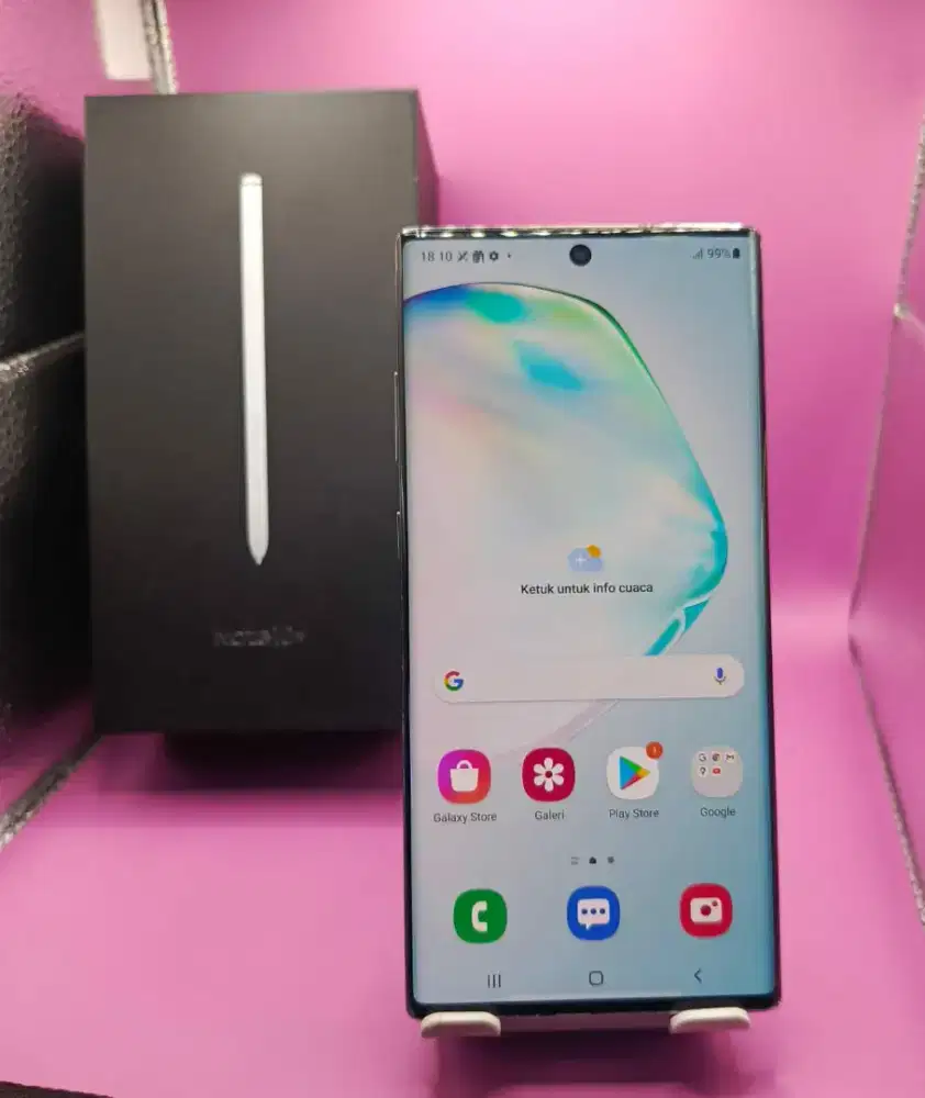 SAMSUNG NOTE 10 PLUS RAM 12/256GB ORIGINAL SEIN MULUS FULLSHET
