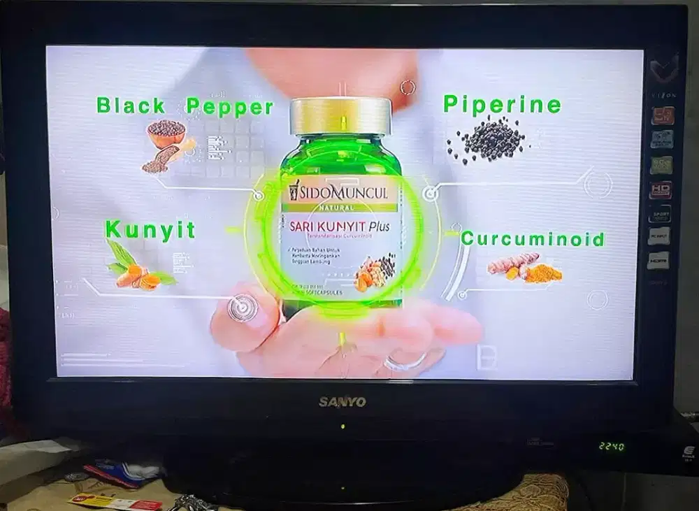 TV LED 24 INC SANYO+STB DIGITAL BAGUS& NORMAL #WISMA ASRI BEKASI UTARA