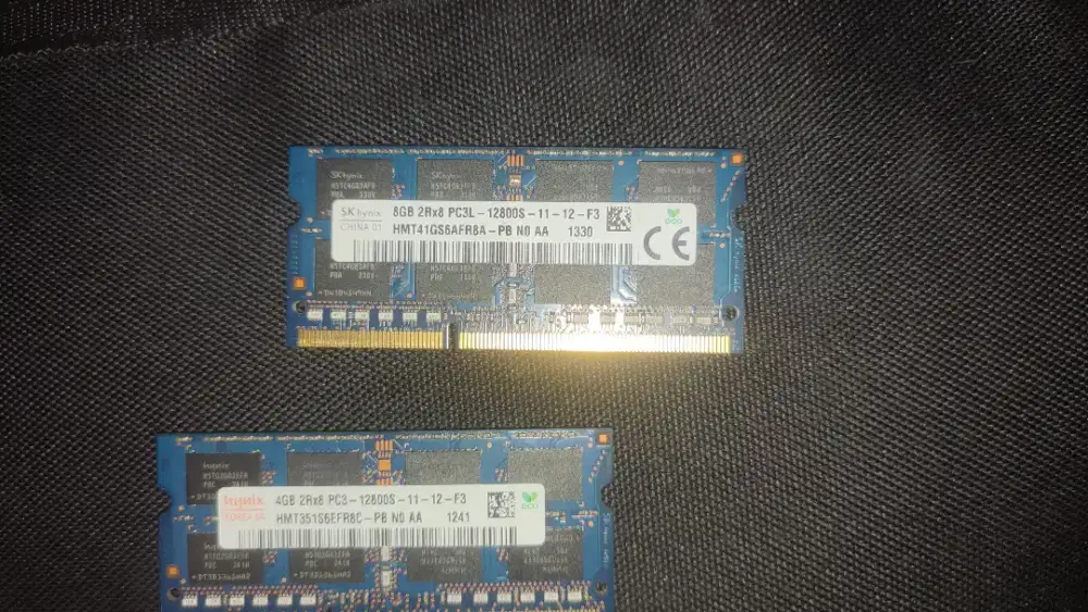 RAM LAPTOP 8GB+4GB DDR3