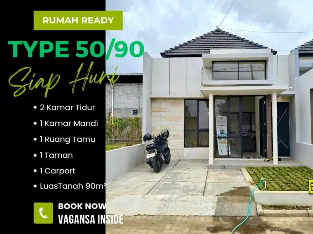 Rumah murah Saptorenggo Pakis Malang perum Vagansa Inside bisa KPR