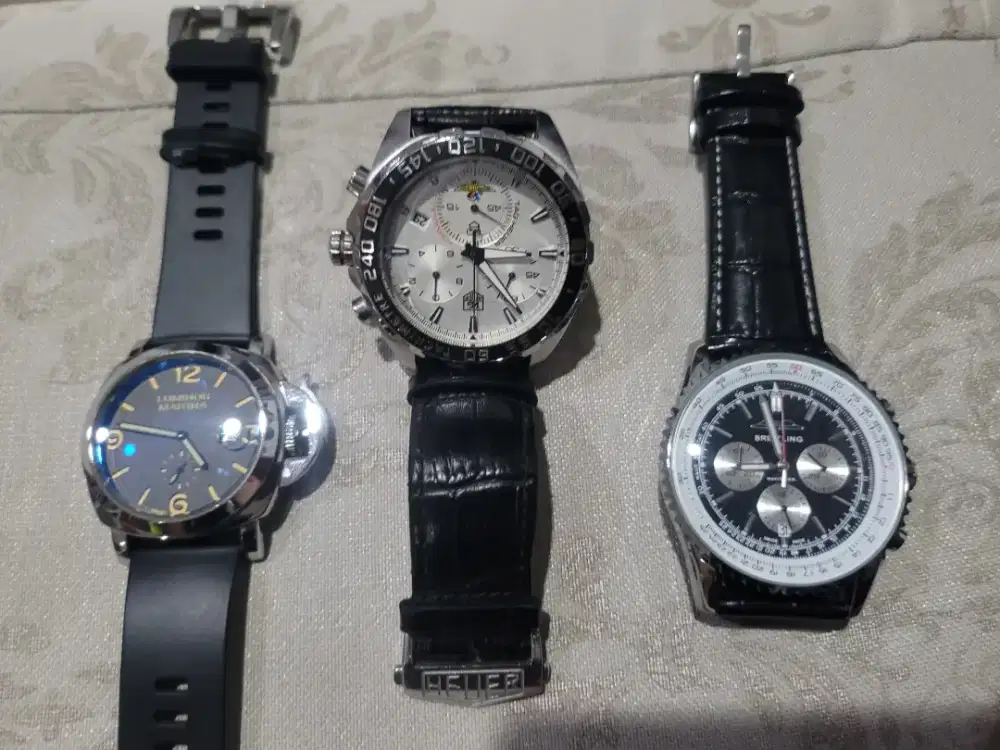 Panerai, Brietling, dan Tag Hauer dijual seluruhnya satu harga 500 rb