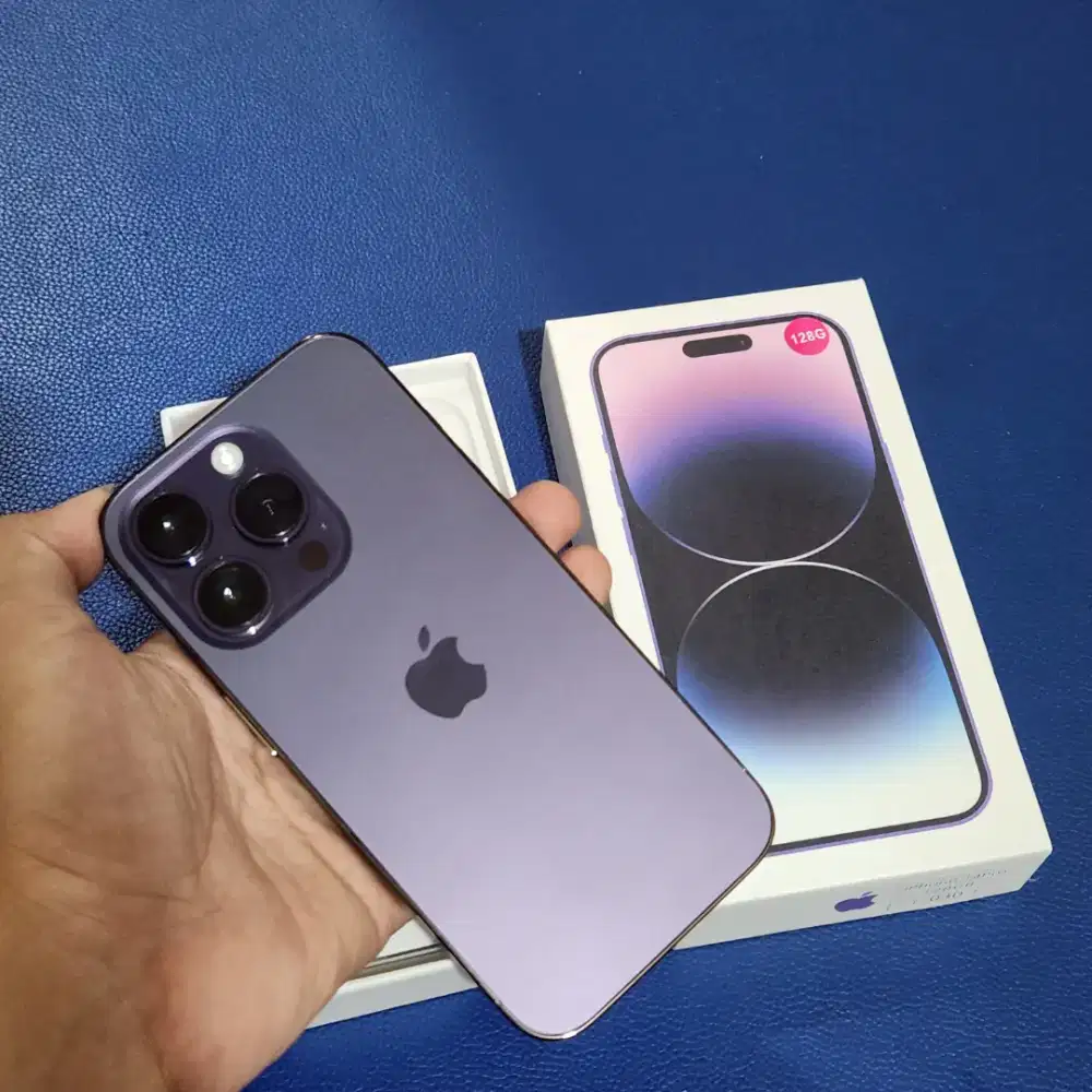 iPhone 14 pro 128gb fullset mulus no minus