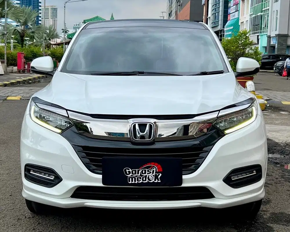 Honda HR-V HRV HR V Prestige 2021 Antik Low KM Murah Bekas Putih Top