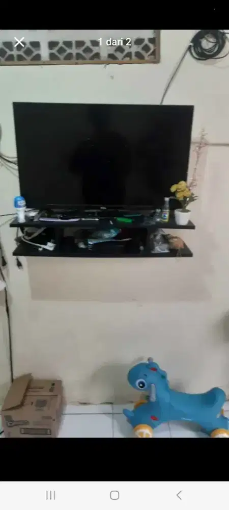 Jual tv TLC set sama set box nya