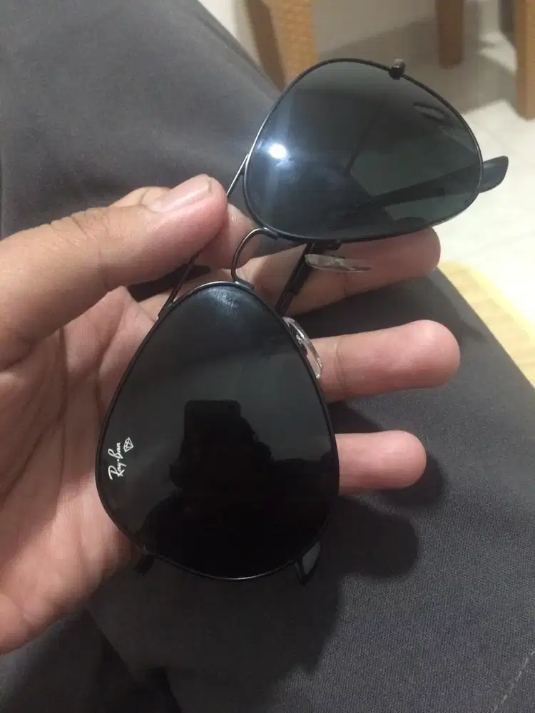 Rayban Aviator Diamond RB3026 Black Sunglasses