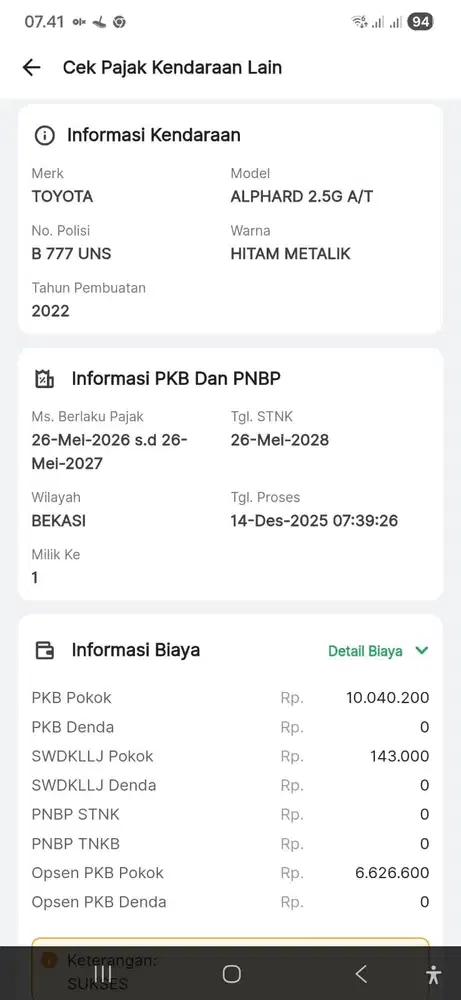 TAX=MEI Km=40k Bunga=4% Toyota Alphard G ATPM 2023 ALPHARD G 2022