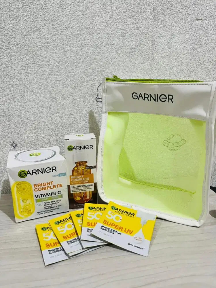 New Garnier set bright complete free sunscreen