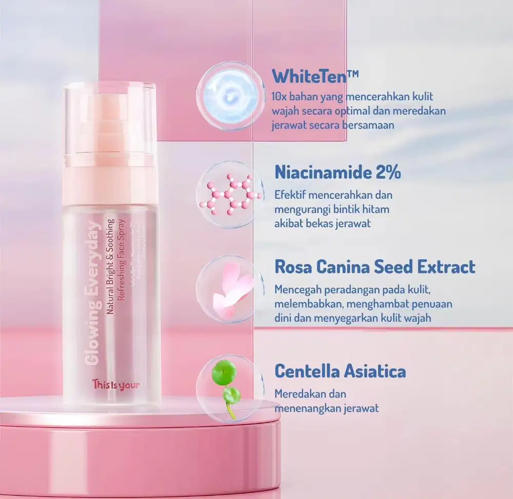 Face mist this is your glowing