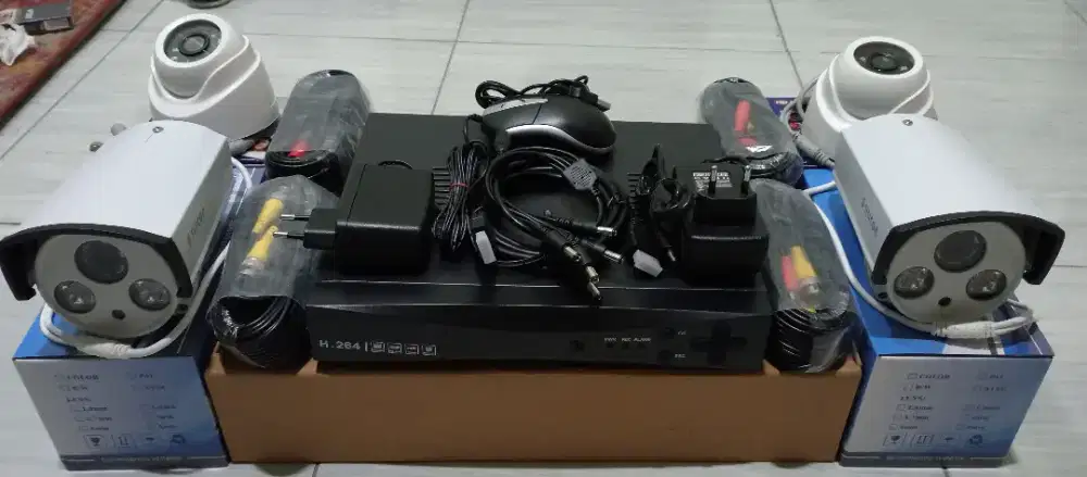 DVR CCTV 8 CH 500GB full komplit