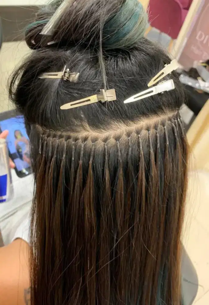 Hair extension,rambut sambung