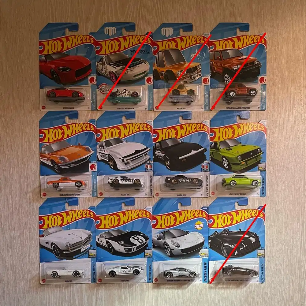 Hotwheels Basic Card Hot Wheels | Toys Hobby Koleksi & Diecast 1:64 HW