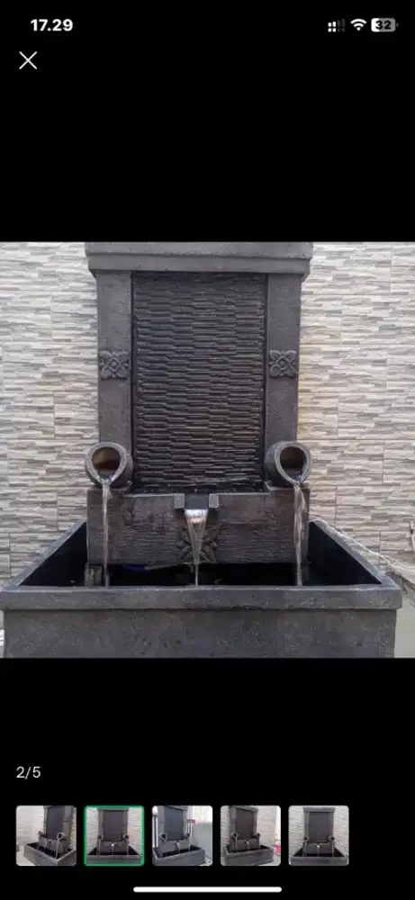 Menjual air mancur minimalis