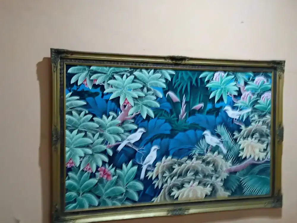 Lukisan second hand masih sangat bagus