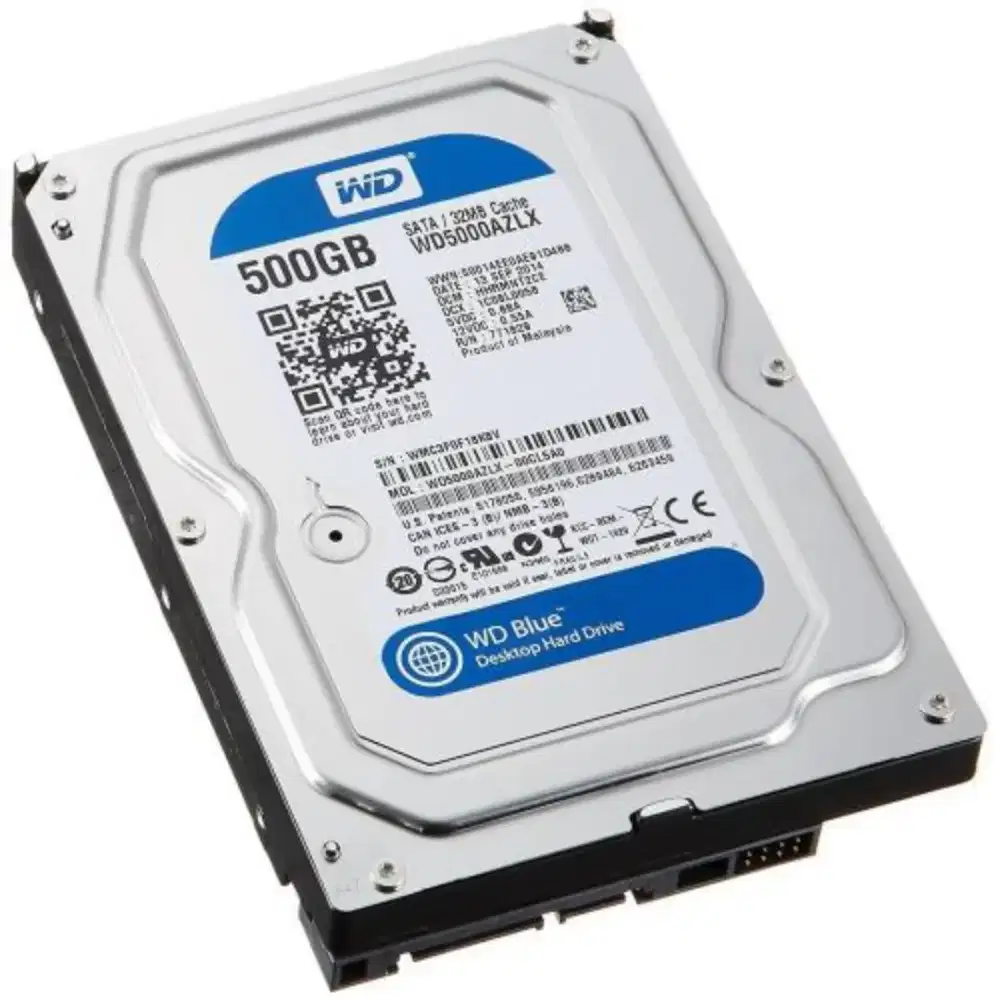 HDD WD Blue 500GB Original – Sehat Normal, Bekas 2 Minggu