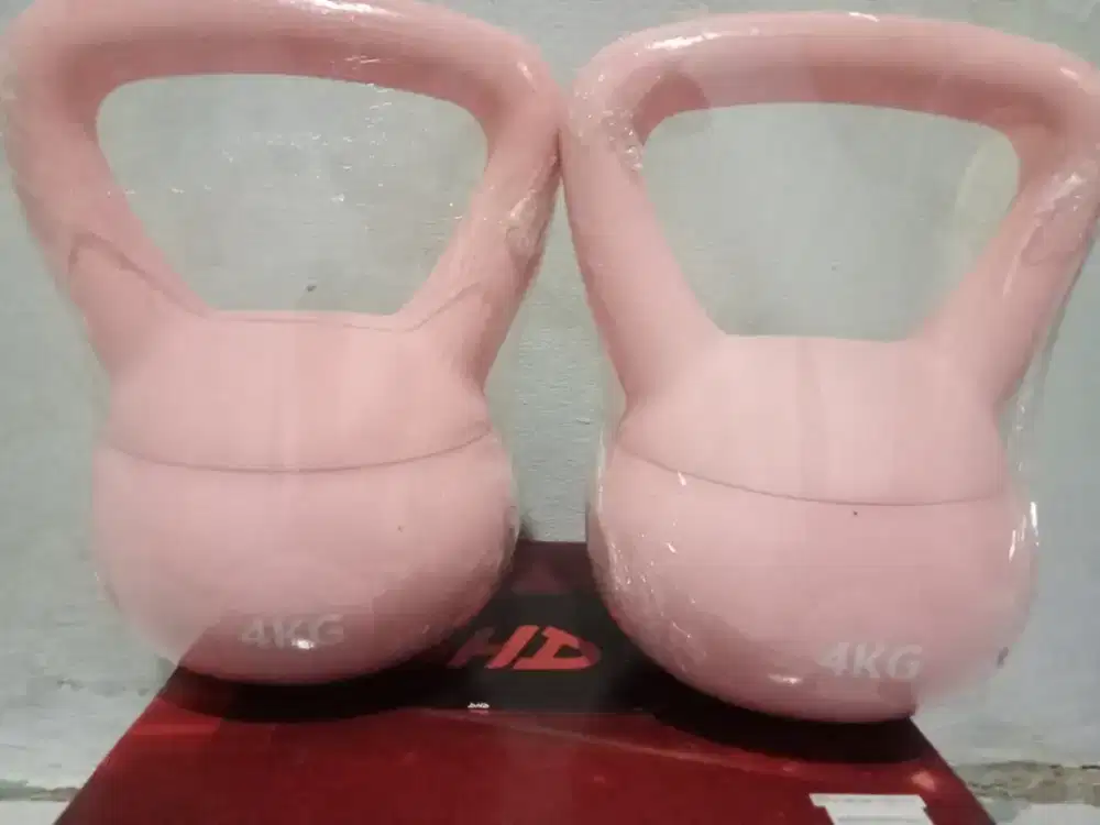 Kettlebel Import Besi Berlapis Pasir Dan Karet Clop