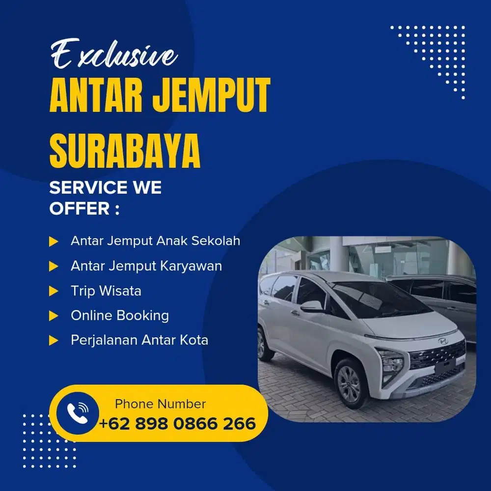 Jasa Antar Jemput Sekolah / Karyawan / Wisata / Antar Kota
