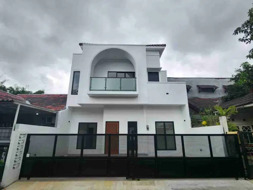 Rumah baru 2 lantai di kencanaloka 4 kamar tidur SHM Harga Rp 2,9M