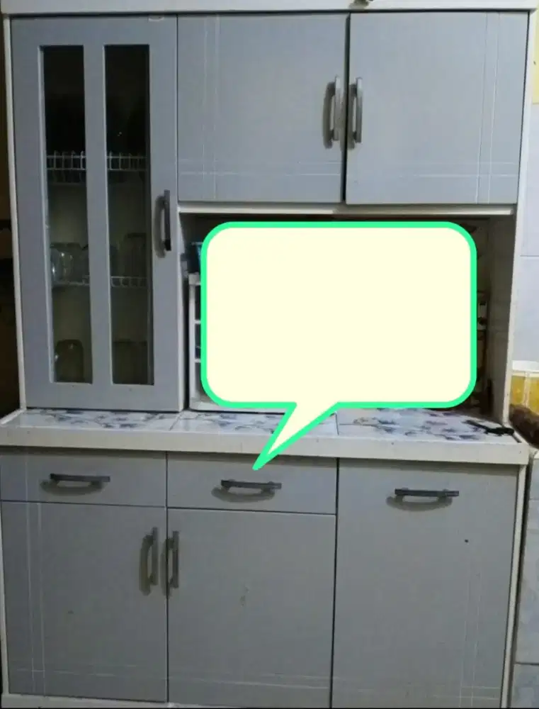 Rak Sayur 3 Pintu - Rak Piring ( Bekas )