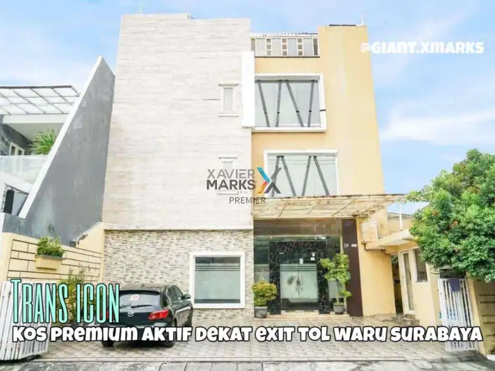 Guest house aktif dekat exit tol Waru di Trans Icon Surabaya