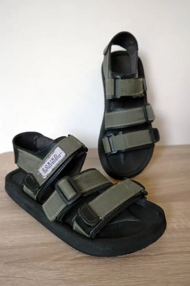 Sandal Gunung Anak Zorino Hijau Army