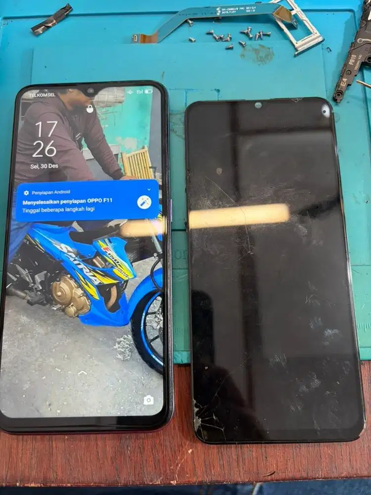 Ganti lcd oppo f11 bergaransi