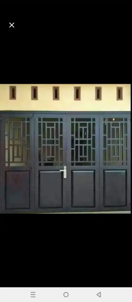 Pintu lipat ruko garasi rumah