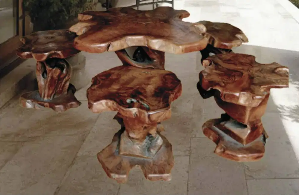 KURSI  TERAS KAYU JATI