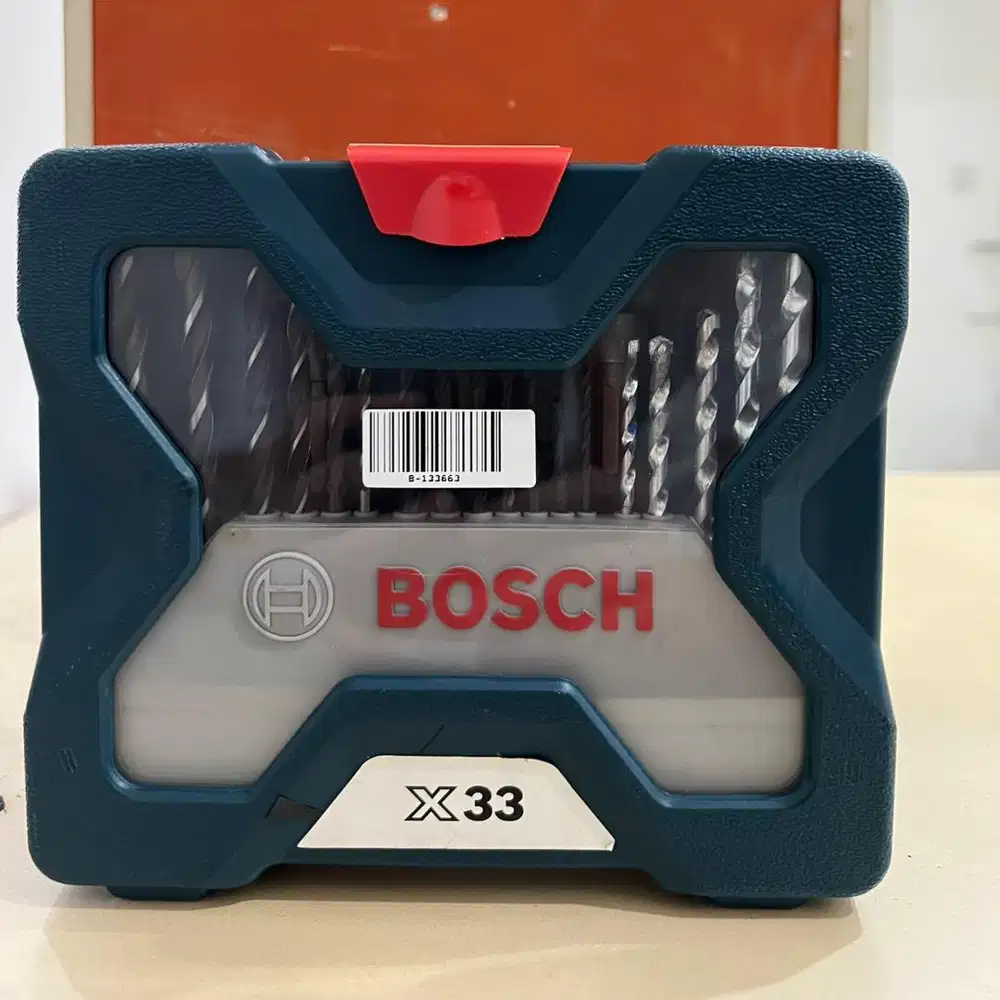 Mata Bor Besi Beton Kayu Obeng BOSCH X-Line Drill Bits Set isi 33 pcs