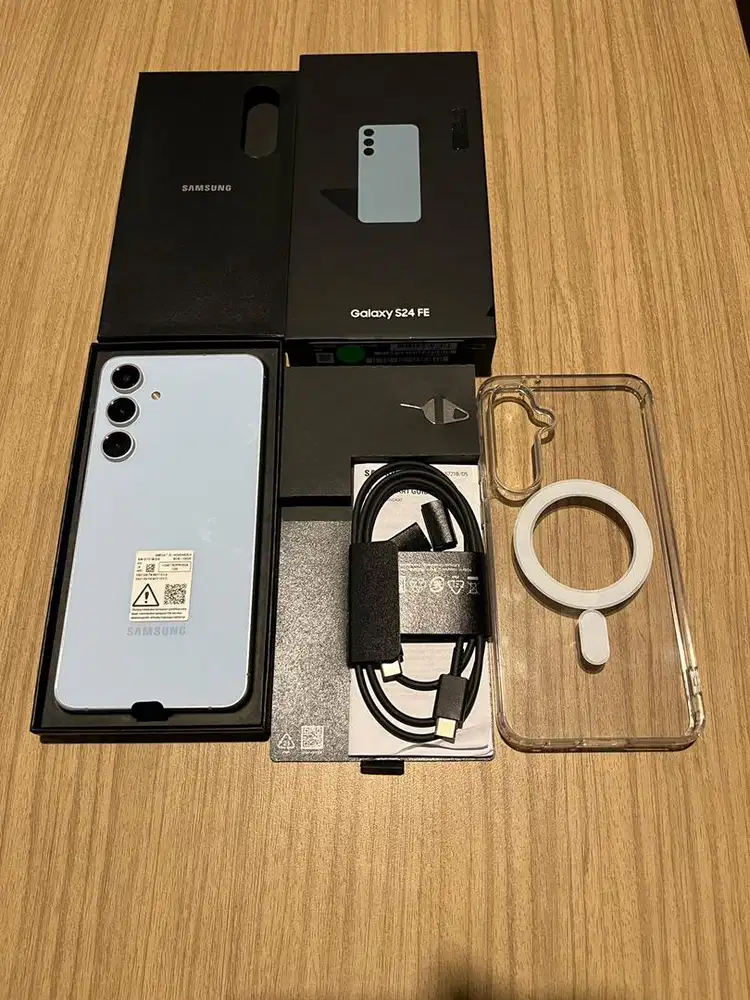 Samsung S24FE 128gb RESMI NOMINUS MULUS TOTAL FULLSET JUAL BU